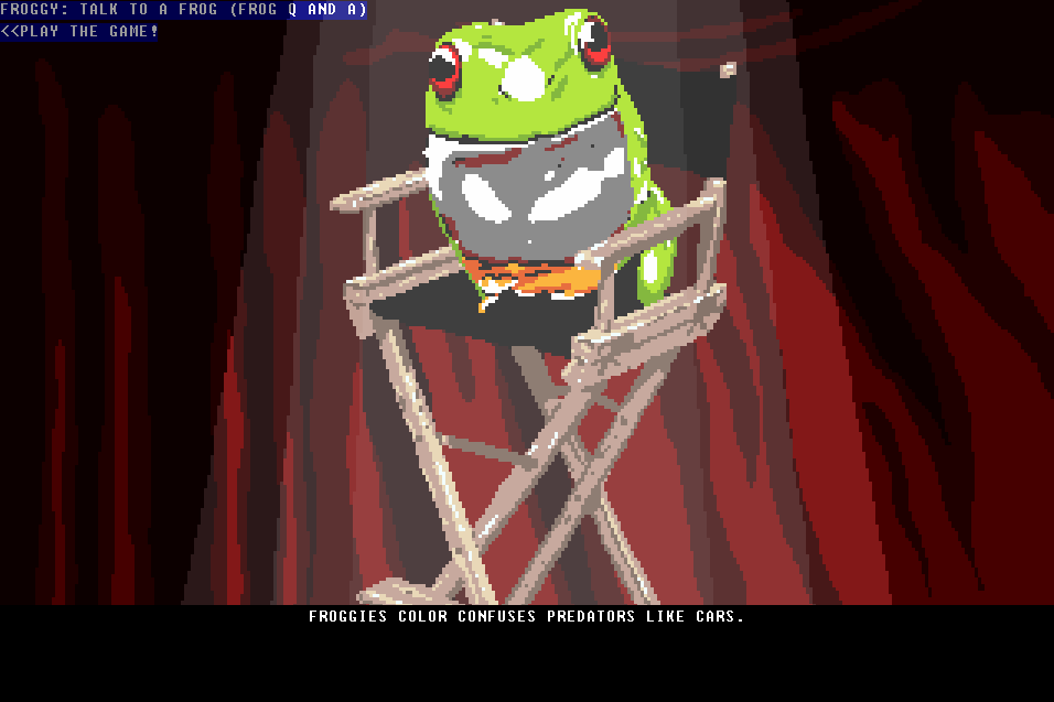 FROGGY: BACKSTAGE Q and A