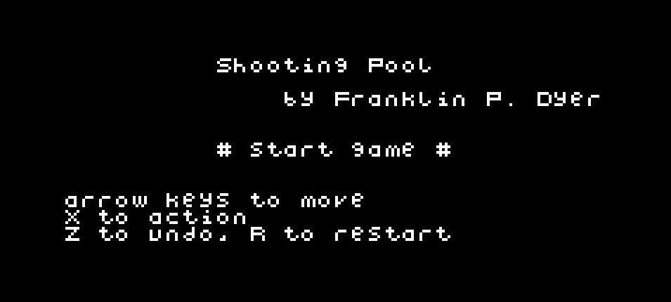 Shooting Pool