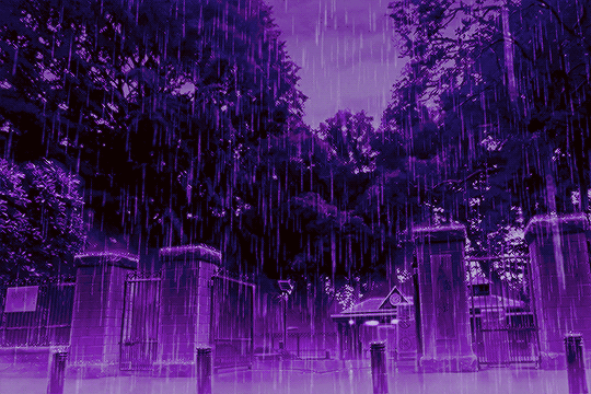 purple aesthetic anime scenery gif | WiffleGif